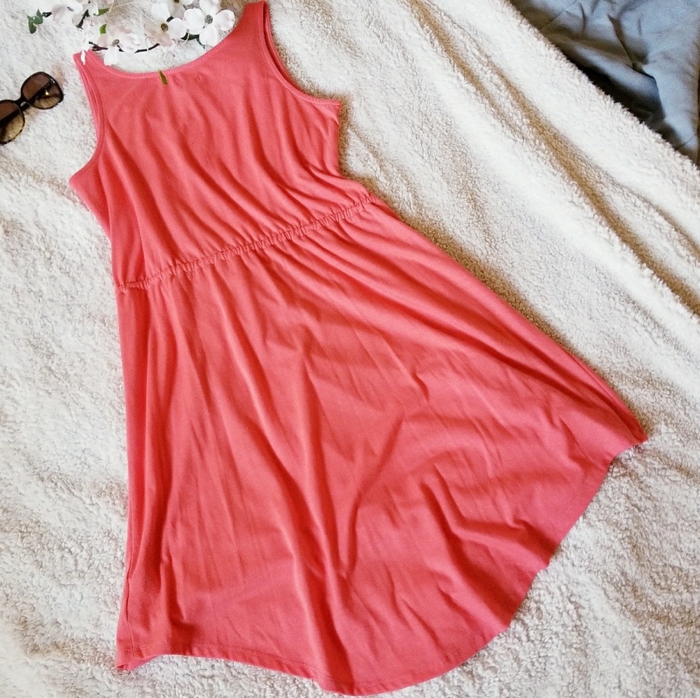 Mossimo Coral Tank Dress Swim Coverup - Picture 6 of 8